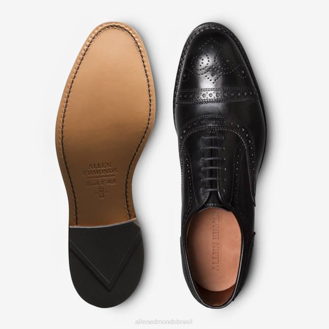 Allen Edmonds homens sapato social oxford cap toe 68T8D274 preto