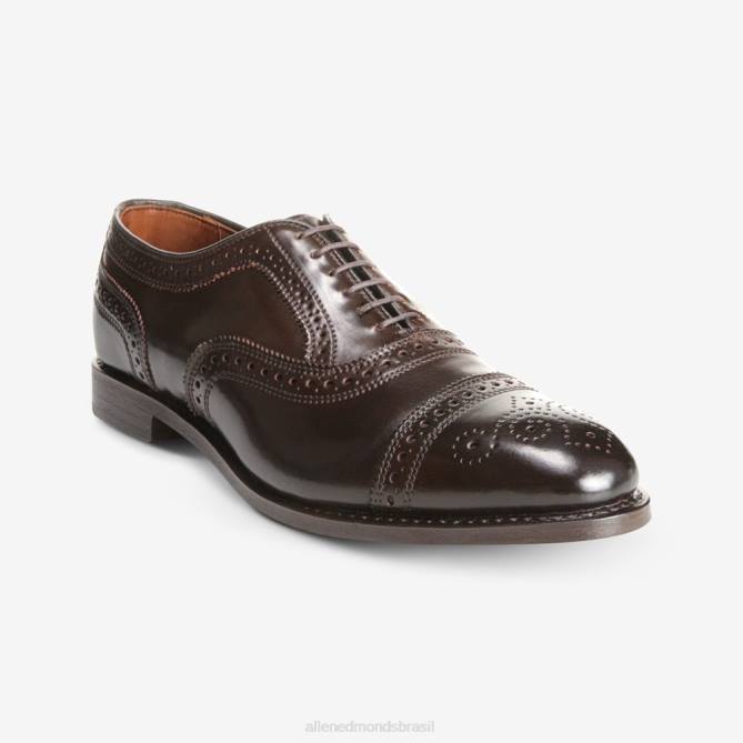 Allen Edmonds homens sapato social oxford cap toe shell cordovan 68T8D294 cordovão marrom