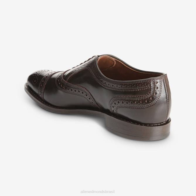 Allen Edmonds homens sapato social oxford cap toe shell cordovan 68T8D294 cordovão marrom
