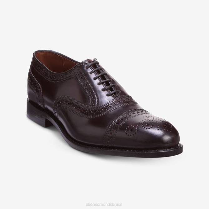 Allen Edmonds homens sapato social oxford cap toe shell cordovan 68T8D295 bordô de cordovão