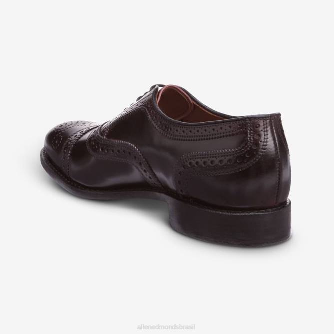 Allen Edmonds homens sapato social oxford cap toe shell cordovan 68T8D295 bordô de cordovão