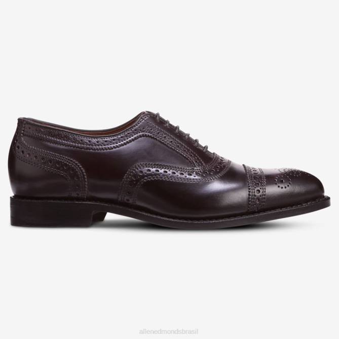 Allen Edmonds homens sapato social oxford cap toe shell cordovan 68T8D295 bordô de cordovão