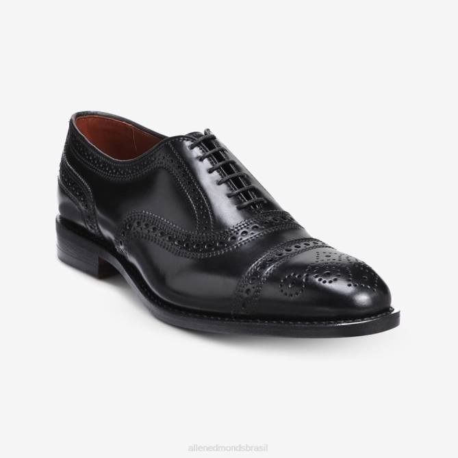 Allen Edmonds homens sapato social oxford cap toe shell cordovan 68T8D296 cordovão preto