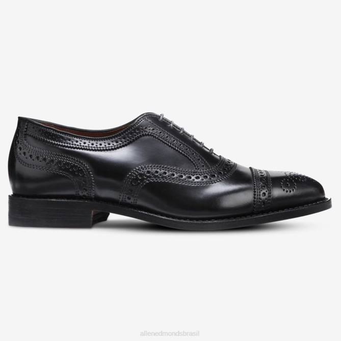 Allen Edmonds homens sapato social oxford cap toe shell cordovan 68T8D296 cordovão preto
