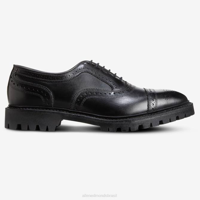 Allen Edmonds homens sapato social oxford com bico fino e solado com trava 68T8D36 preto