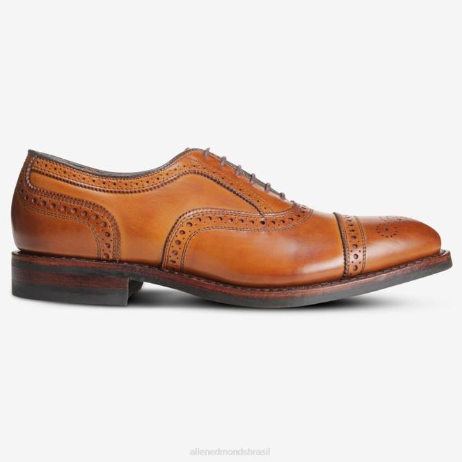 Allen Edmonds homens sapato social oxford com bico fino e solado dainite 68T8D288 noz marrom