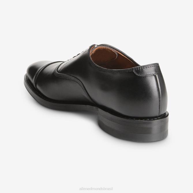 Allen Edmonds homens sapato social park avenue oxford cap toe com sola dainite 68T8D235 preto