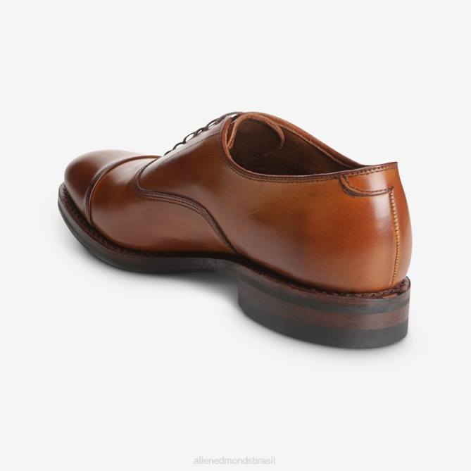 Allen Edmonds homens sapato social park avenue oxford cap toe com sola dainite 68T8D237 noz marrom