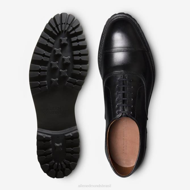 Allen Edmonds homens sapato social park avenue oxford cap toe com sola de encaixe 68T8D137 preto