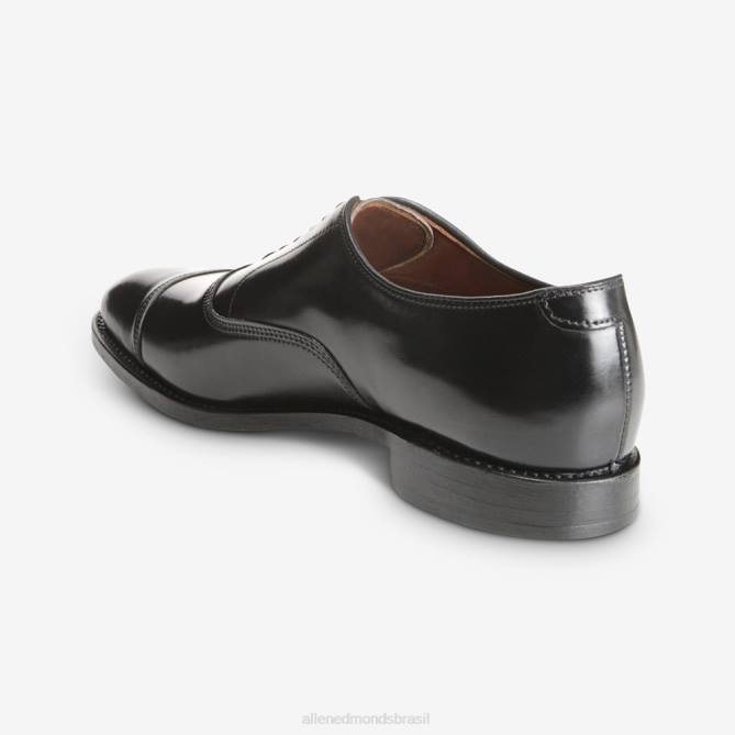 Allen Edmonds homens sapato social park avenue shell cordovan oxford cap toe 68T8D24 cordovão preto