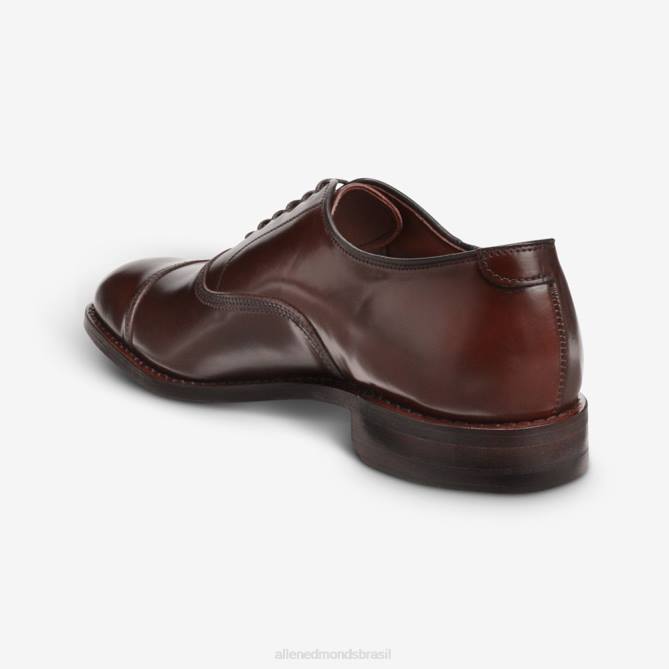 Allen Edmonds homens sapato social park avenue shell cordovan oxford cap toe 68T8D278 pimentão cordovan