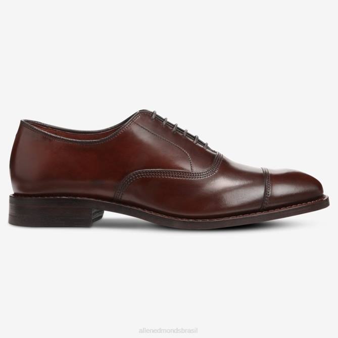 Allen Edmonds homens sapato social park avenue shell cordovan oxford cap toe 68T8D278 pimentão cordovan