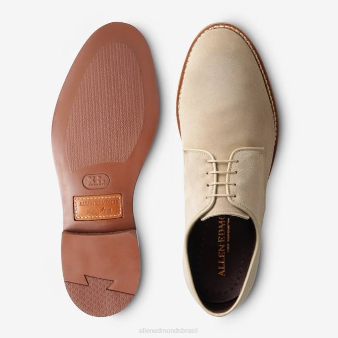 Allen Edmonds homens derby de camurça nomad buck 68T8D407 osso