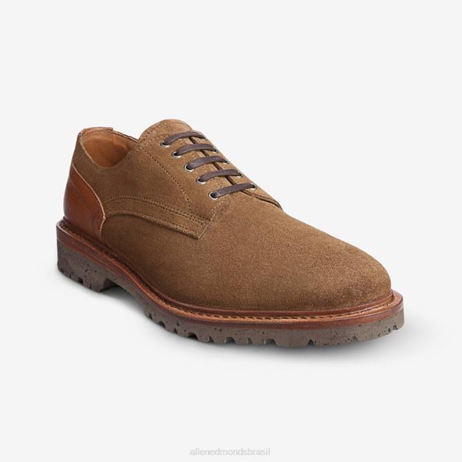 Allen Edmonds homens sapato derby de camurça Discovery 68T8D110 rapé de conhaque