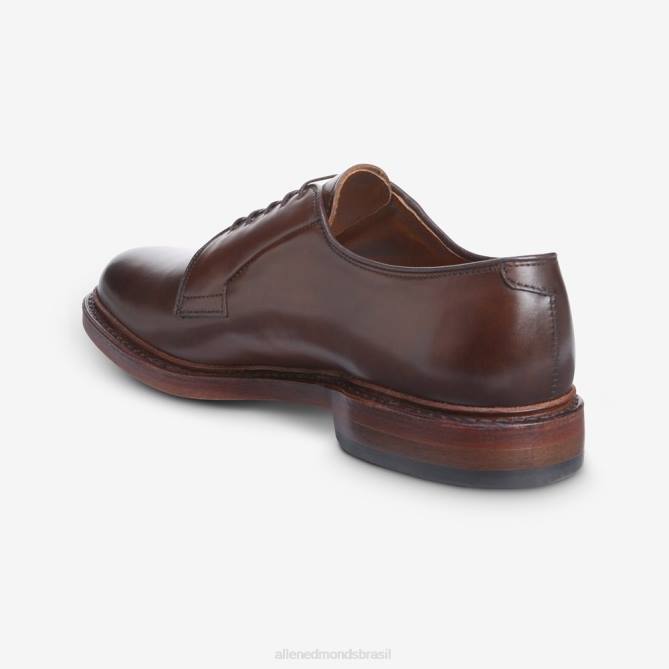 Allen Edmonds homens sapato social blucher vestido bico liso leeds 68T8D73 charuto