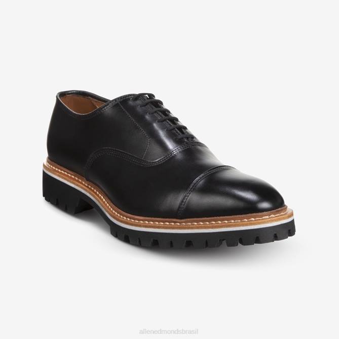 Allen Edmonds homens sapato social com cano alto da park avenue 68T8D40 couro preto