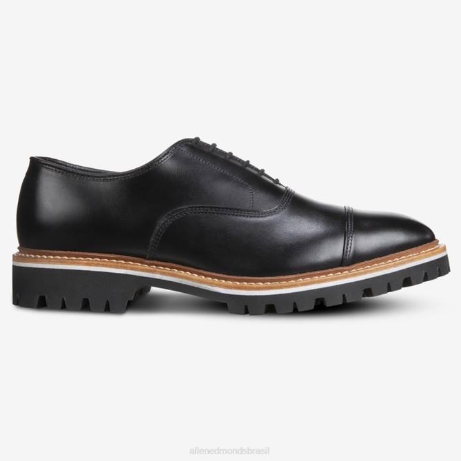 Allen Edmonds homens sapato social com cano alto da park avenue 68T8D40 couro preto