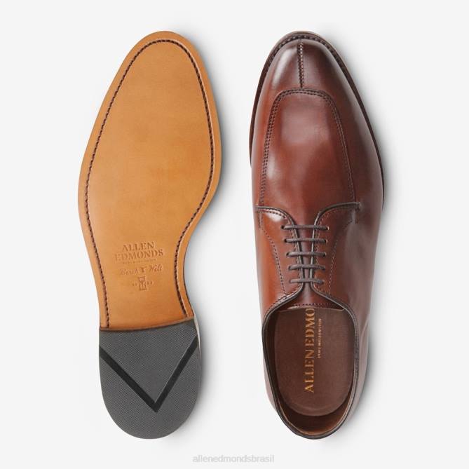 Allen Edmonds homens sapato social delray blucher 68T8D374 pimentão escuro
