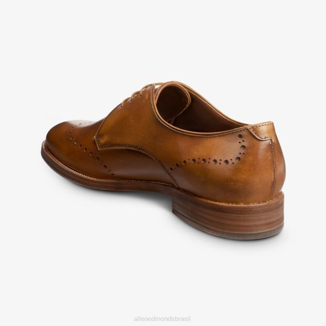 Allen Edmonds homens sapato social lucca derby 68T8D322 noz marrom