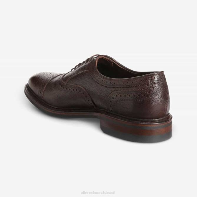 Allen Edmonds homens Strandmok Oxford à prova de intempéries com sola de borracha dainite 68T8D11 grão marrom