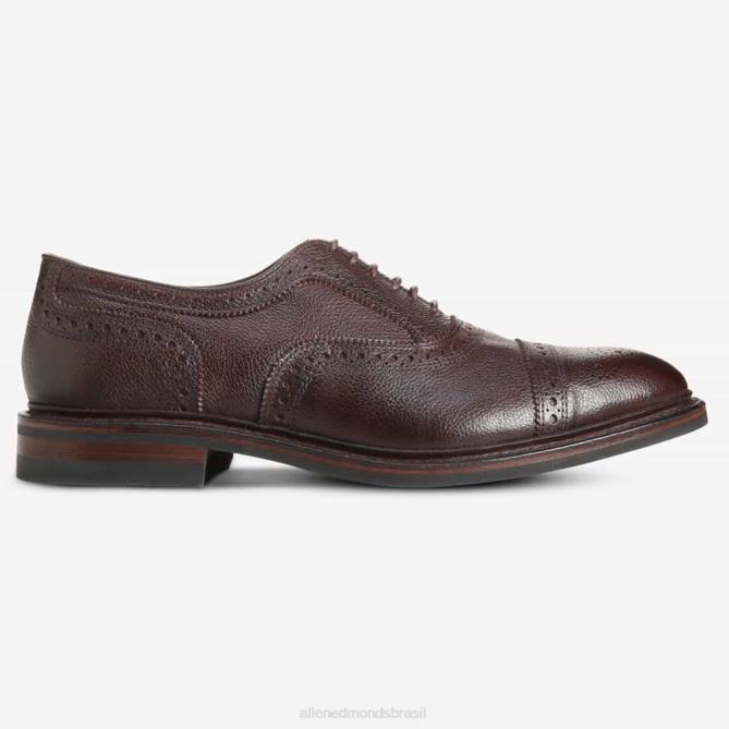 Allen Edmonds homens Strandmok Oxford à prova de intempéries com sola de borracha dainite 68T8D11 grão marrom