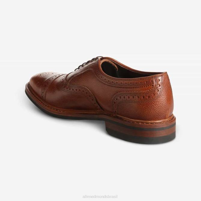 Allen Edmonds homens Strandmok Oxford à prova de intempéries com sola de borracha dainite 68T8D233 grão castanho