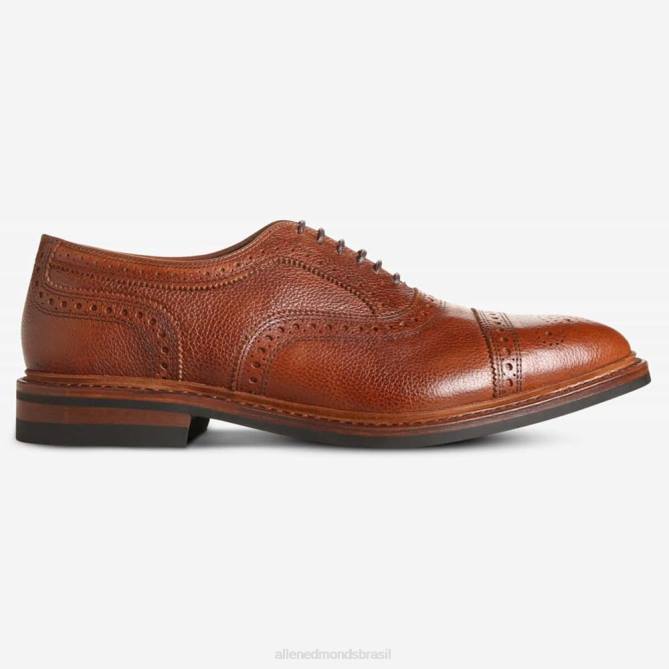 Allen Edmonds homens Strandmok Oxford à prova de intempéries com sola de borracha dainite 68T8D233 grão castanho