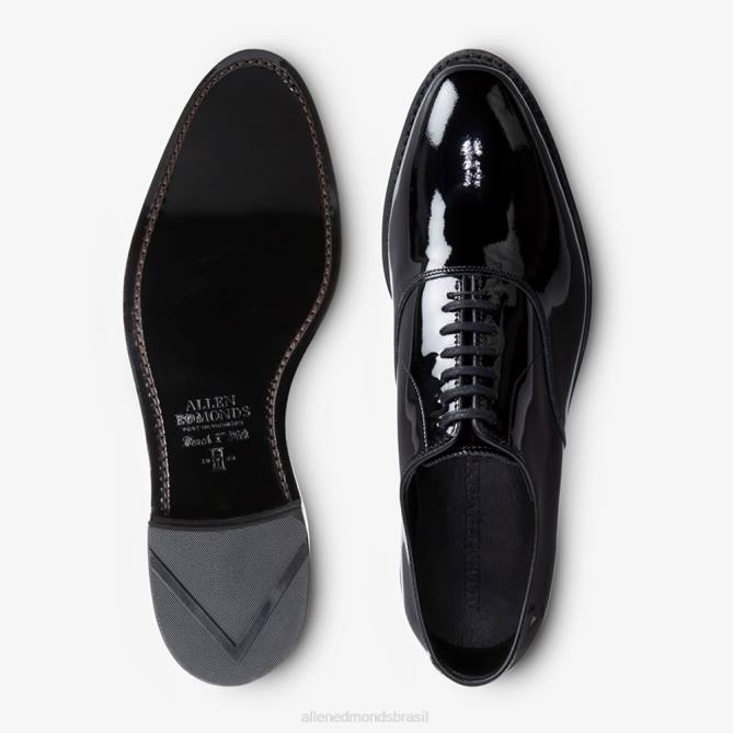 Allen Edmonds homens carlyle sapato oxford bico fino 68T8D47 patente preta