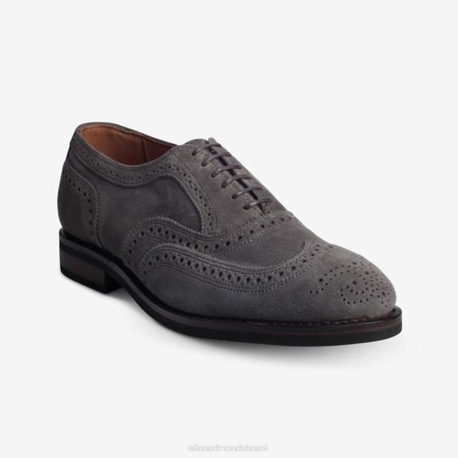 Allen Edmonds homens neumok camurça wingtip oxford 68T8D442 cinza