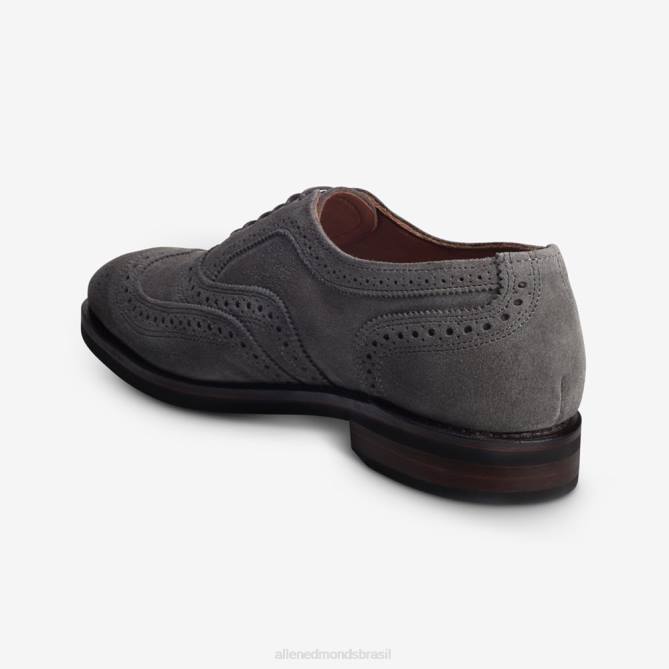 Allen Edmonds homens neumok camurça wingtip oxford 68T8D442 cinza
