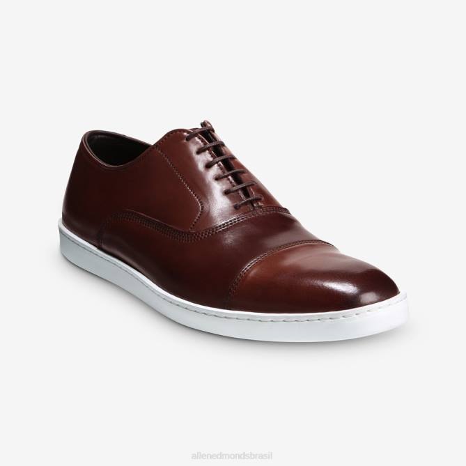 Allen Edmonds homens park avenue shell cordovan oxford tênis vestido 68T8D21 pimentão cordovan