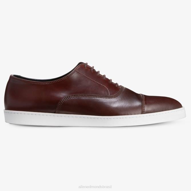 Allen Edmonds homens park avenue shell cordovan oxford tênis vestido 68T8D21 pimentão cordovan