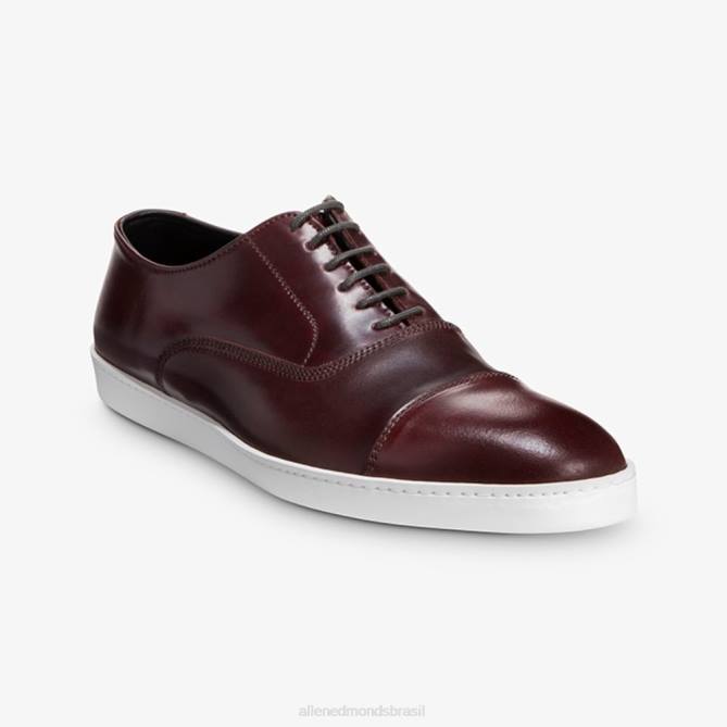 Allen Edmonds homens park avenue shell cordovan oxford tênis vestido 68T8D264 bordô de cordovão
