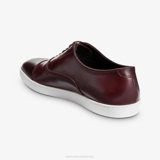 Allen Edmonds homens park avenue shell cordovan oxford tênis vestido 68T8D264 bordô de cordovão