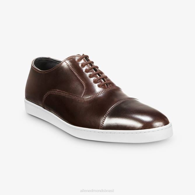 Allen Edmonds homens park avenue shell cordovan oxford tênis vestido 68T8D266 marrom