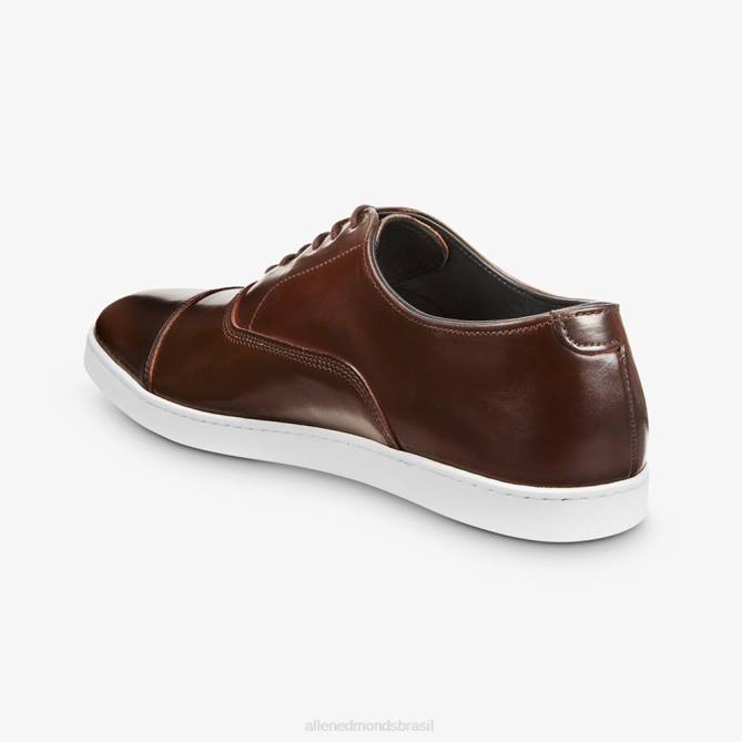Allen Edmonds homens park avenue shell cordovan oxford tênis vestido 68T8D266 marrom