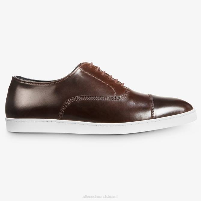 Allen Edmonds homens park avenue shell cordovan oxford tênis vestido 68T8D266 marrom