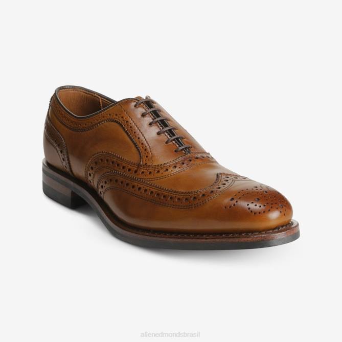 Allen Edmonds homens sapato social mcallister wingtip oxford com sola dainite 68T8D355 noz marrom