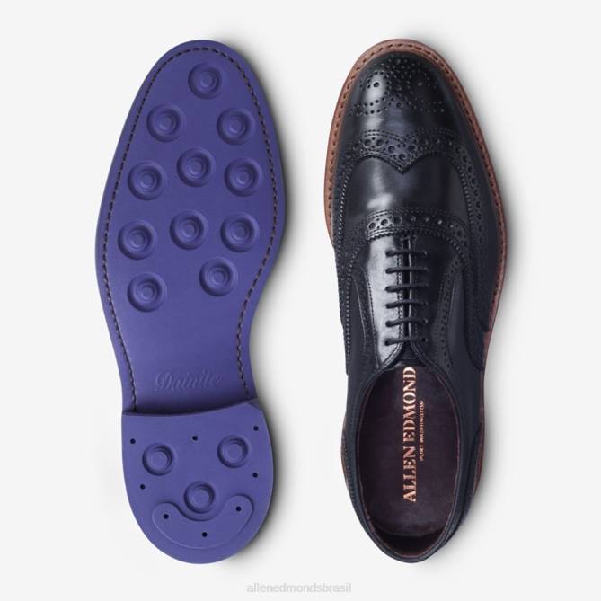 Allen Edmonds homens sapato social mctavish wingtip oxford 68T8D108 preto