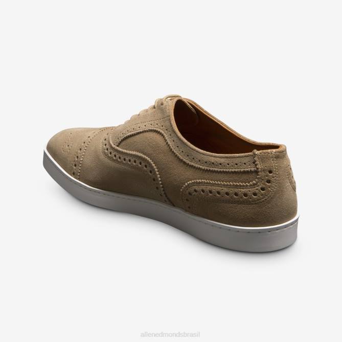 Allen Edmonds homens tênis oxford camurça fio 68T8D286 osso