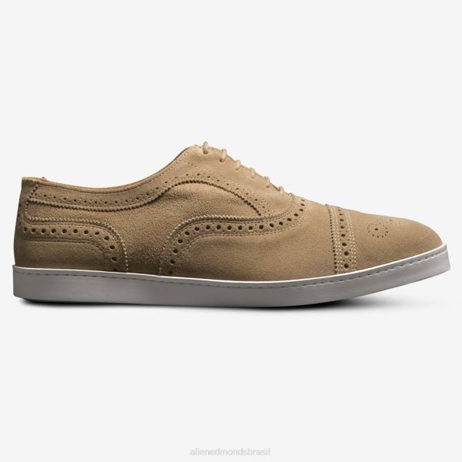 Allen Edmonds homens tênis oxford camurça fio 68T8D286 osso