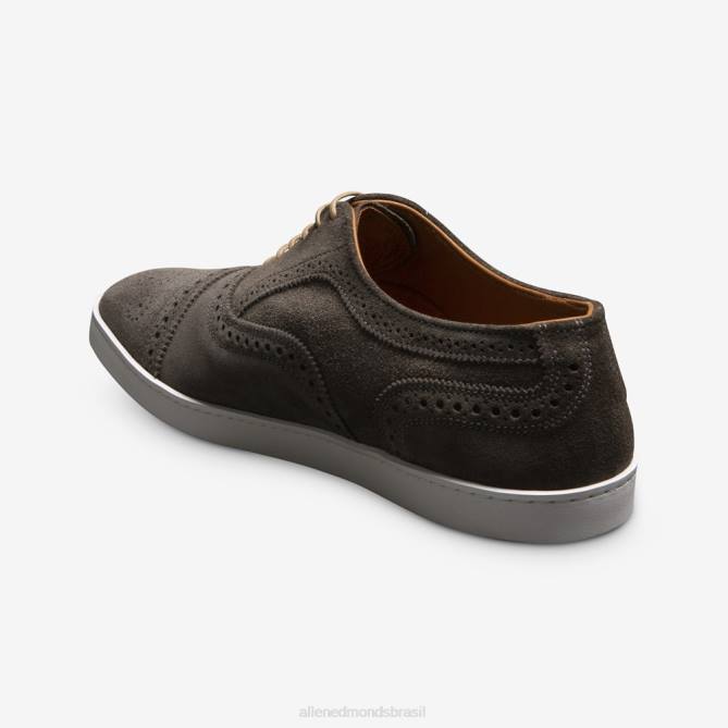 Allen Edmonds homens tênis oxford camurça fio 68T8D28 cinza