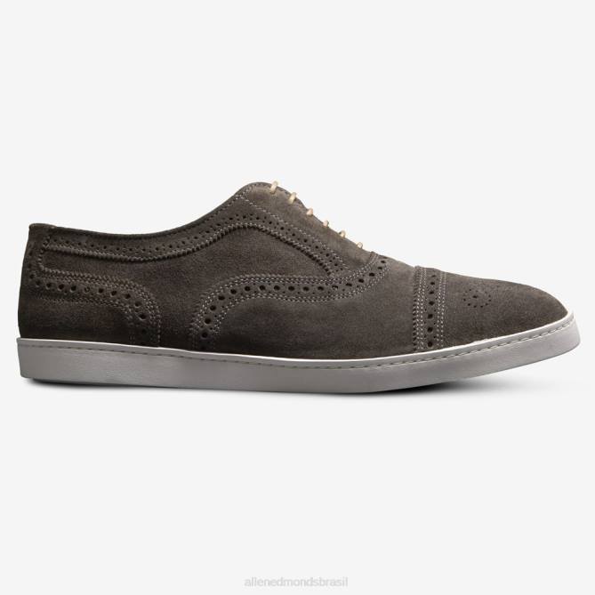 Allen Edmonds homens tênis oxford camurça fio 68T8D28 cinza