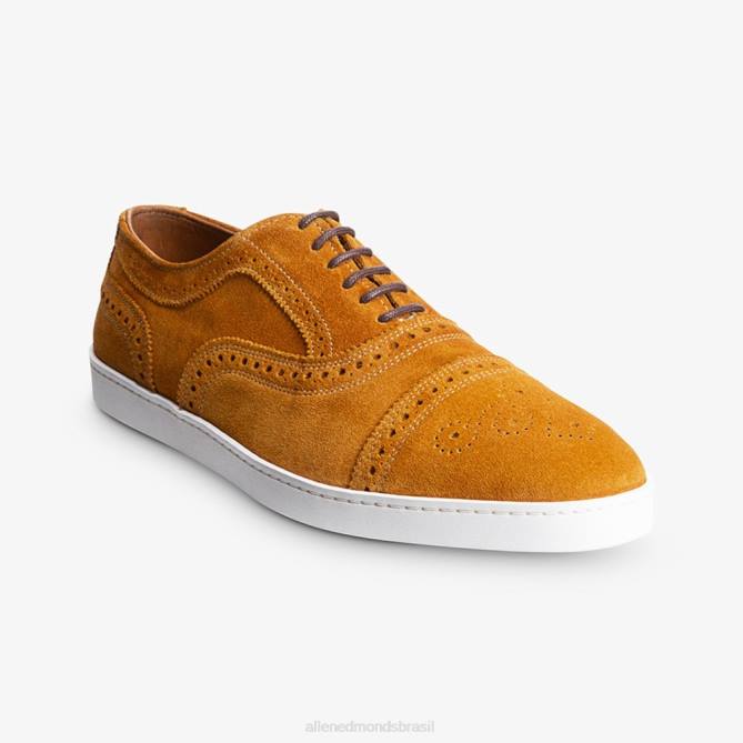 Allen Edmonds homens tênis oxford fio 68T8D13 camurça de açafrão