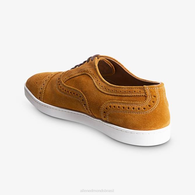 Allen Edmonds homens tênis oxford fio 68T8D13 camurça de açafrão
