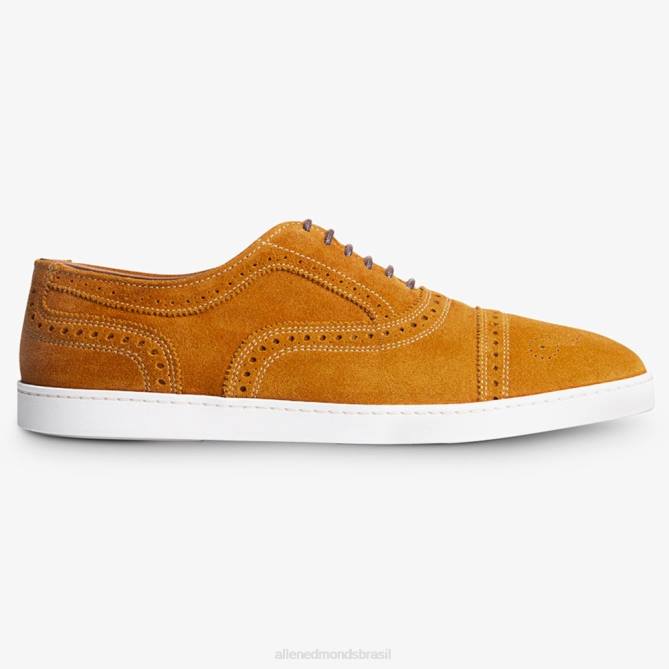 Allen Edmonds homens tênis oxford fio 68T8D13 camurça de açafrão