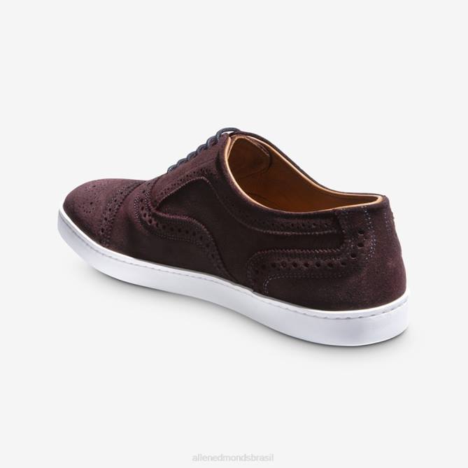 Allen Edmonds homens tênis oxford fio 68T8D242 camurça bordô