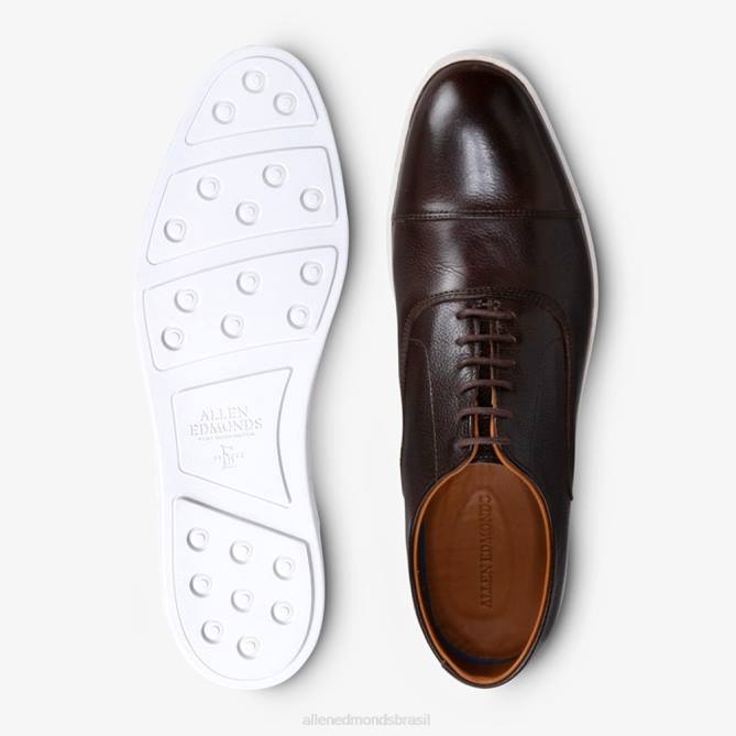 Allen Edmonds homens tênis park avenue oxford 68T8D251 grão marrom escuro