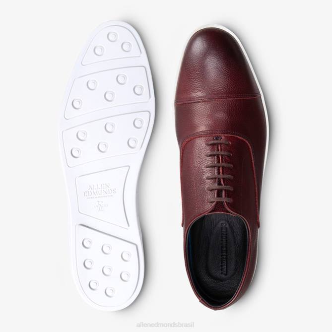 Allen Edmonds homens tênis park avenue oxford 68T8D252 grão bordô