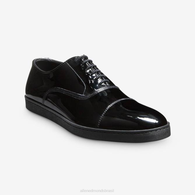 Allen Edmonds homens tênis park avenue oxford 68T8D26 couro envernizado preto